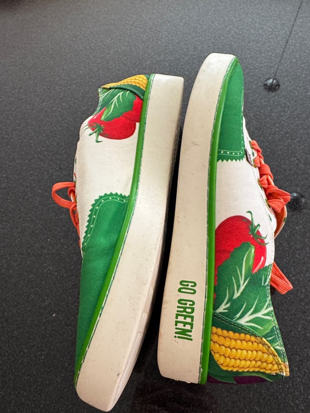 Go green hot chocolate vegetable canvas sneakers - Picture 11 of 16